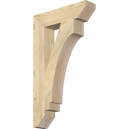 Ekena Millwork Imperial Slat Rough Sawn Bracket, Douglas Fir, 4"W x 18"D x 30"H BKT04X18X30IMP06RDF